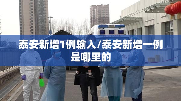 泰安新增1例输入/泰安新增一例是哪里的