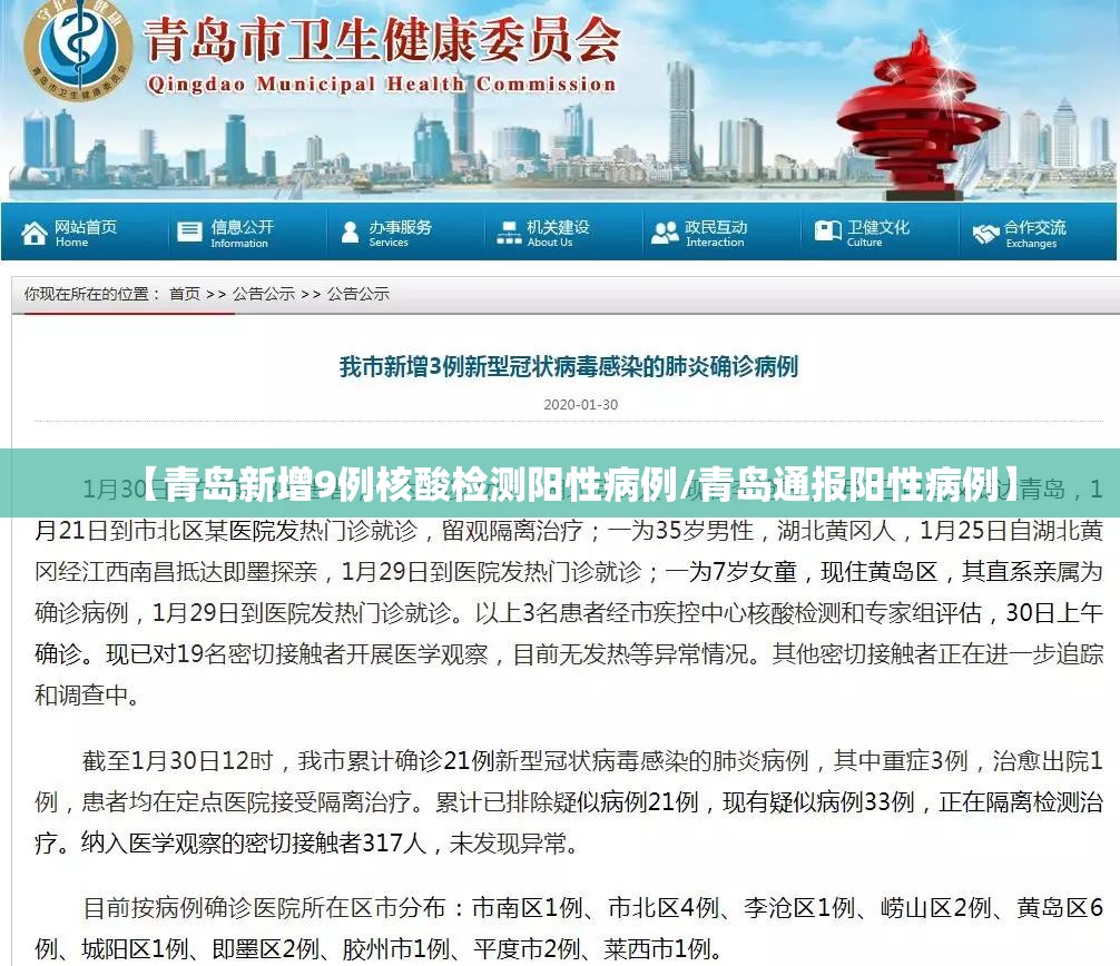 【青岛新增9例核酸检测阳性病例/青岛通报阳性病例】