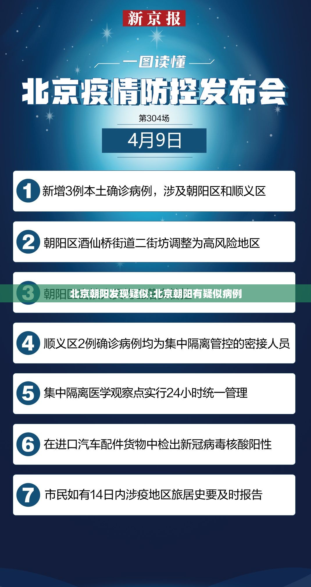 北京朝阳发现疑似:北京朝阳有疑似病例
