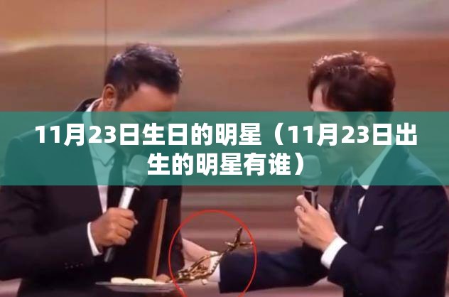 11月23日生日的明星（11月23日出生的明星有谁）