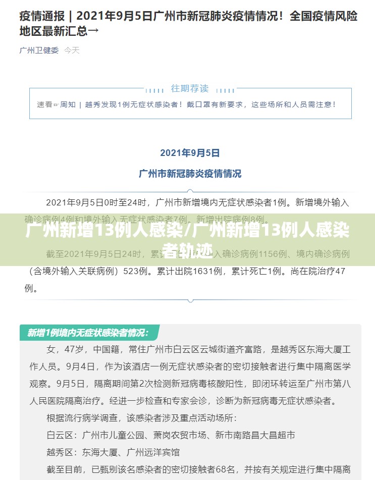 广州新增13例人感染/广州新增13例人感染者轨迹