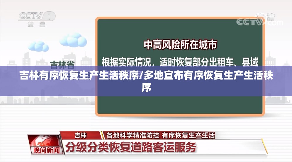吉林有序恢复生产生活秩序/多地宣布有序恢复生产生活秩序