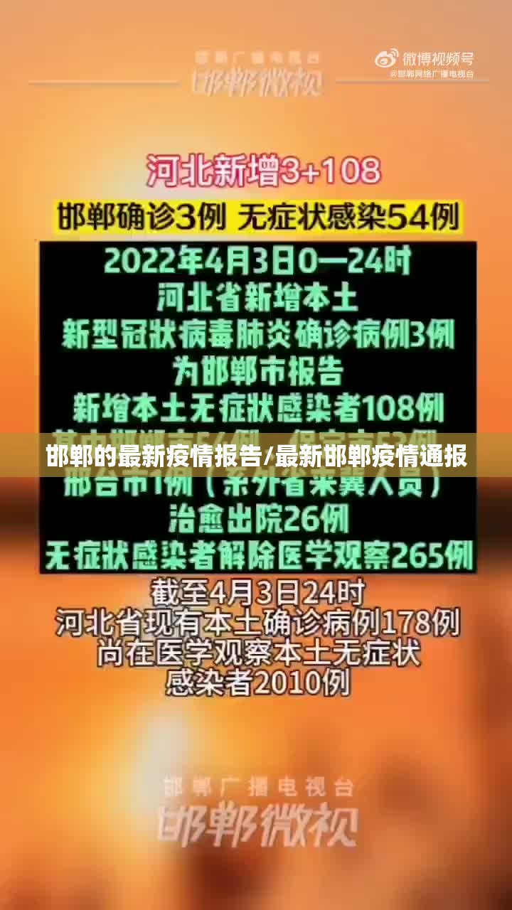 邯郸的最新疫情报告/最新邯郸疫情通报