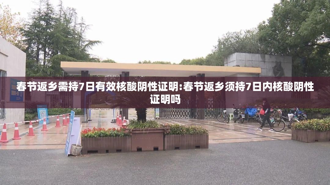 春节返乡需持7日有效核酸阴性证明:春节返乡须持7日内核酸阴性证明吗