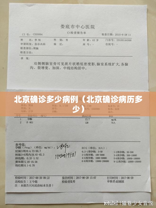 北京确诊多少病例（北京确诊病历多少）