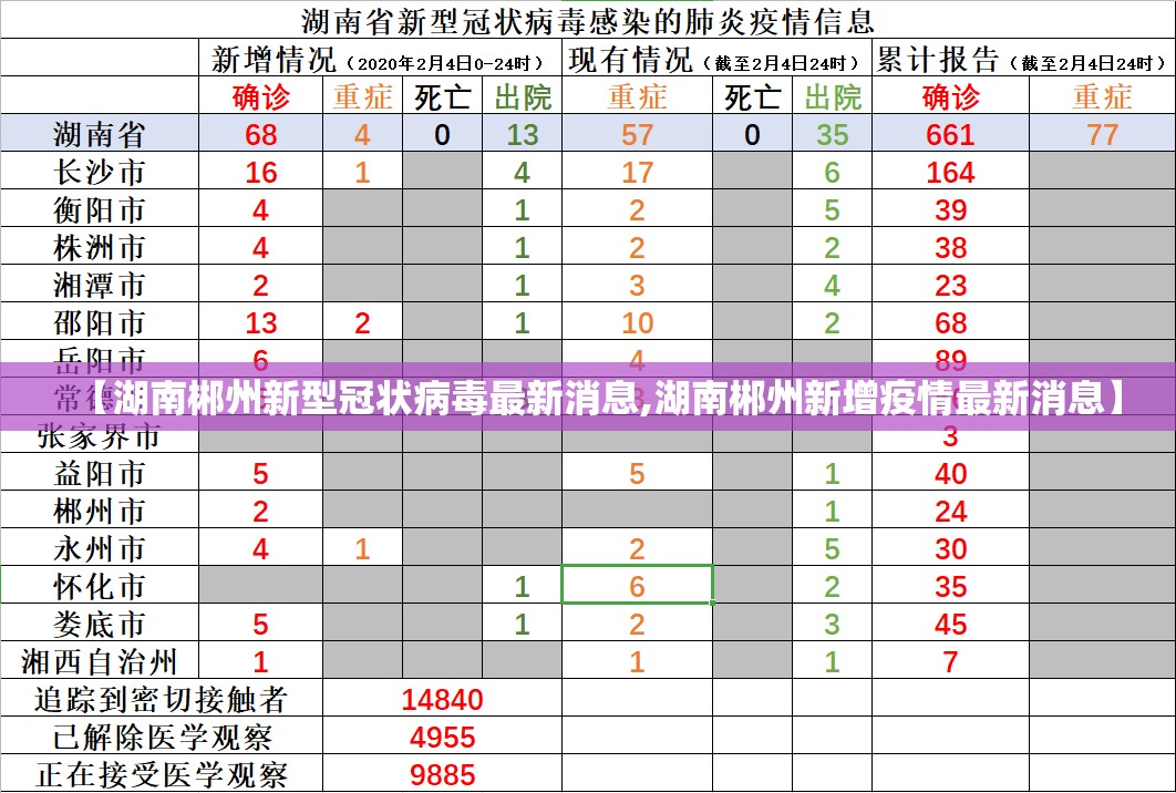 【湖南郴州新型冠状病毒最新消息,湖南郴州新增疫情最新消息】