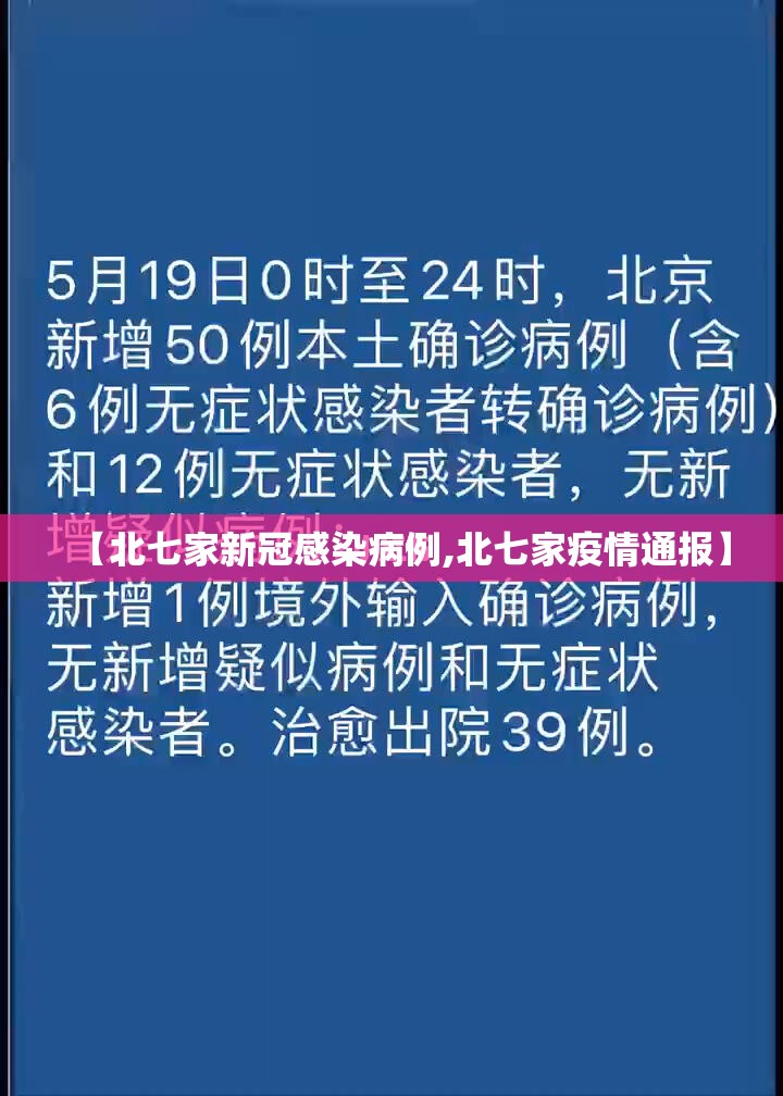 【北七家新冠感染病例,北七家疫情通报】