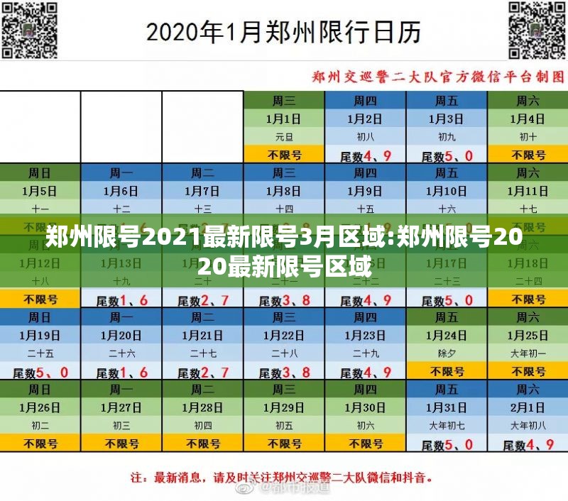 郑州限号2021最新限号3月区域:郑州限号2020最新限号区域 郑州限号2021最新限号3月区域:郑州限号2020最新限号区域