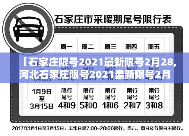【石家庄限号2021最新限号2月28,河北石家庄限号2021最新限号2月】