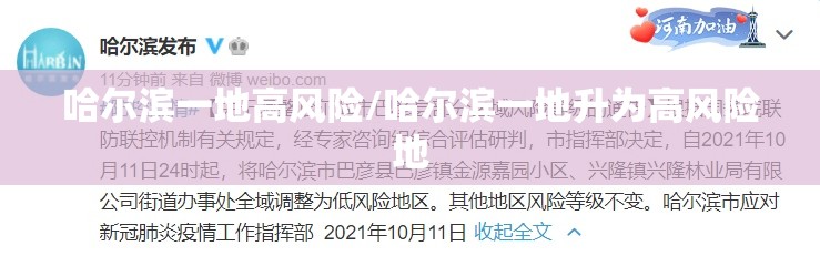 哈尔滨一地高风险/哈尔滨一地升为高风险地