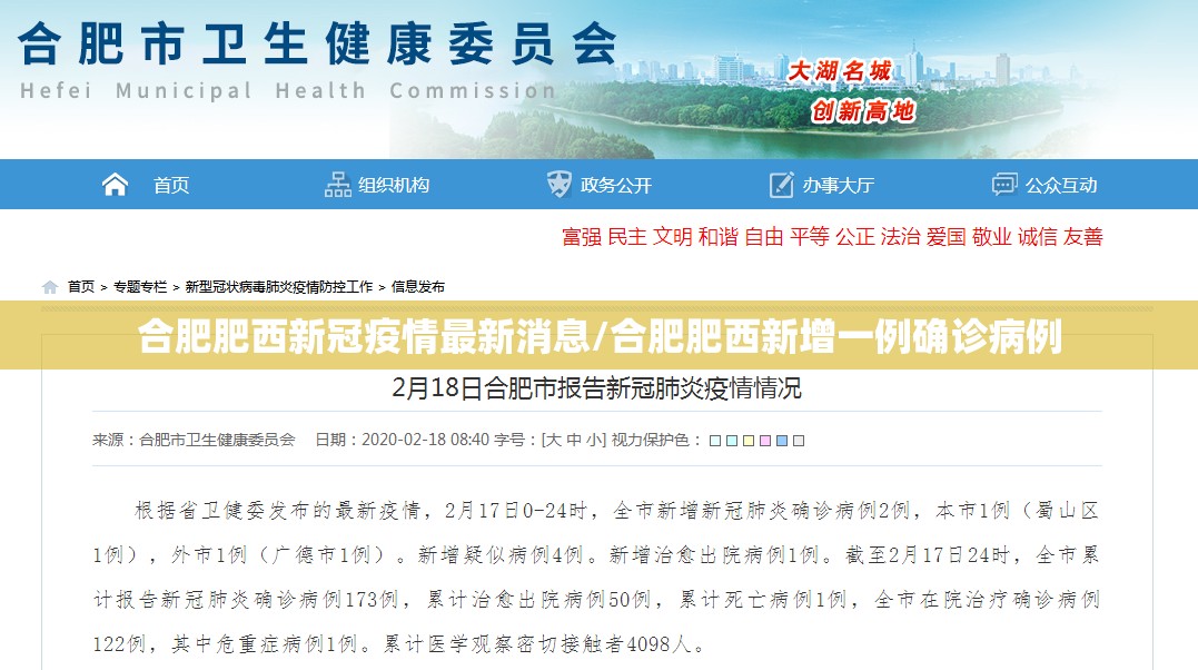 合肥肥西新冠疫情最新消息/合肥肥西新增一例确诊病例
