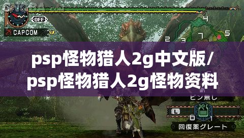 psp怪物猎人2g中文版/psp怪物猎人2g怪物资料