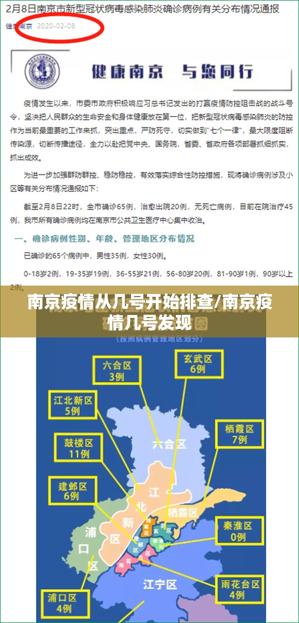 南京疫情从几号开始排查/南京疫情几号发现