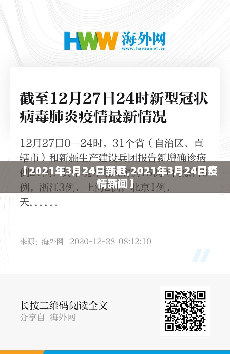 【2021年3月24日新冠,2021年3月24日疫情新闻】