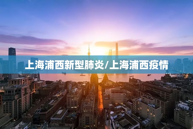 上海浦西新型肺炎/上海浦西疫情