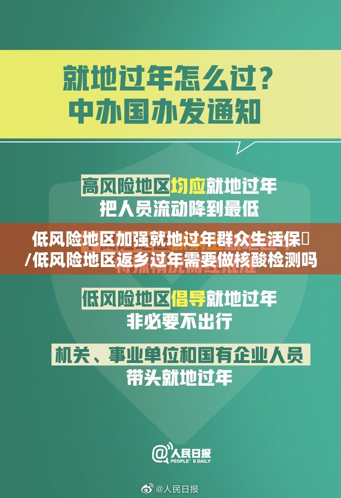 低风险地区加强就地过年群众生活保隿/低风险地区返乡过年需要做核酸检测吗