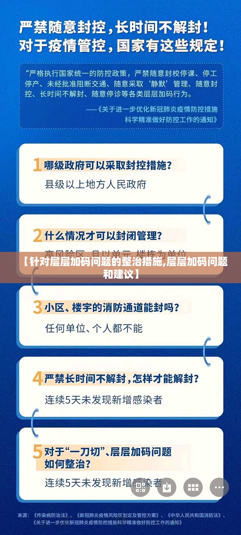 【针对层层加码问题的整治措施,层层加码问题和建议】