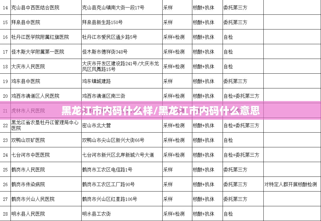 黑龙江市内码什么样/黑龙江市内码什么意思